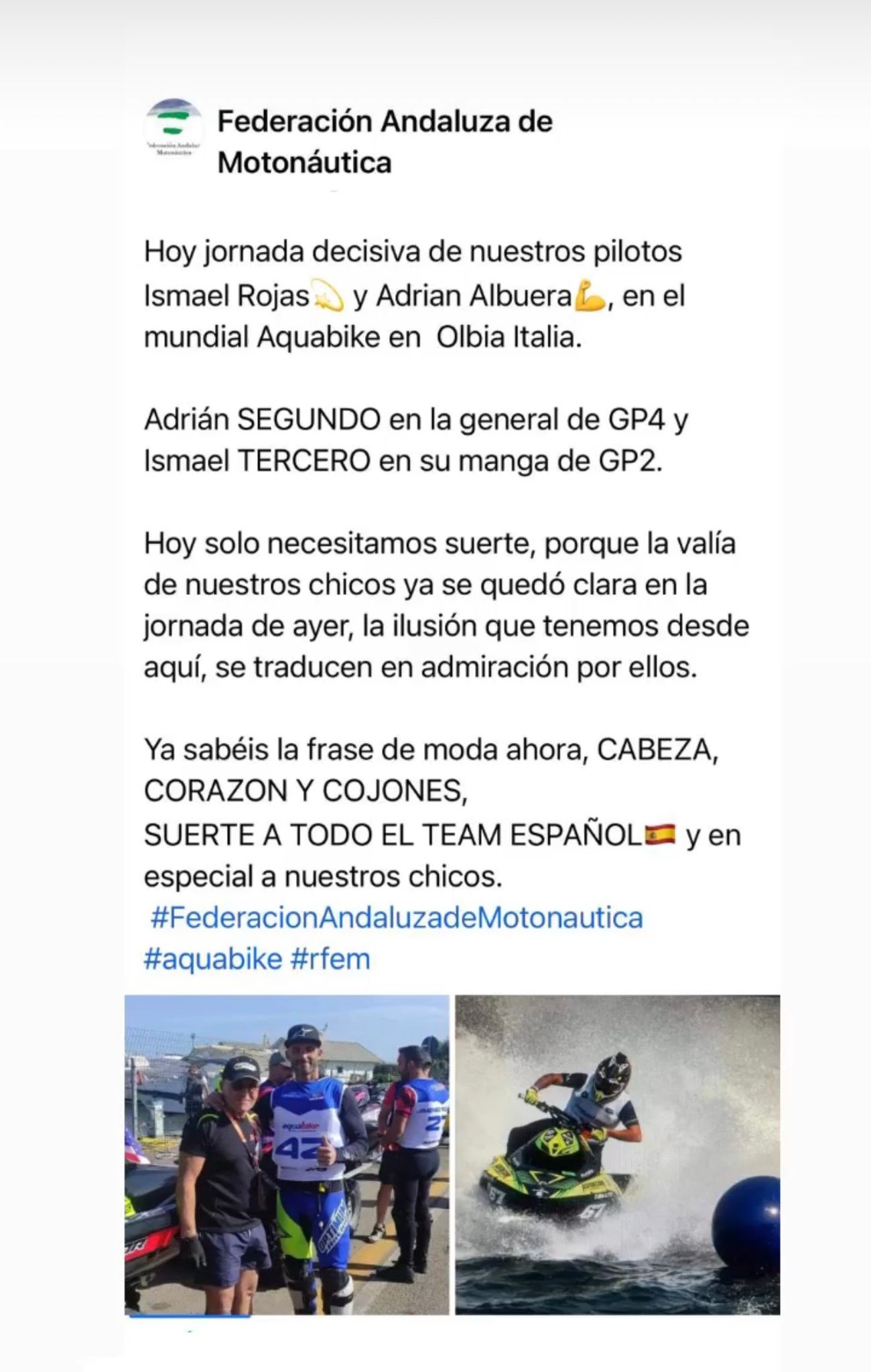 Equipo y amigos Monojet